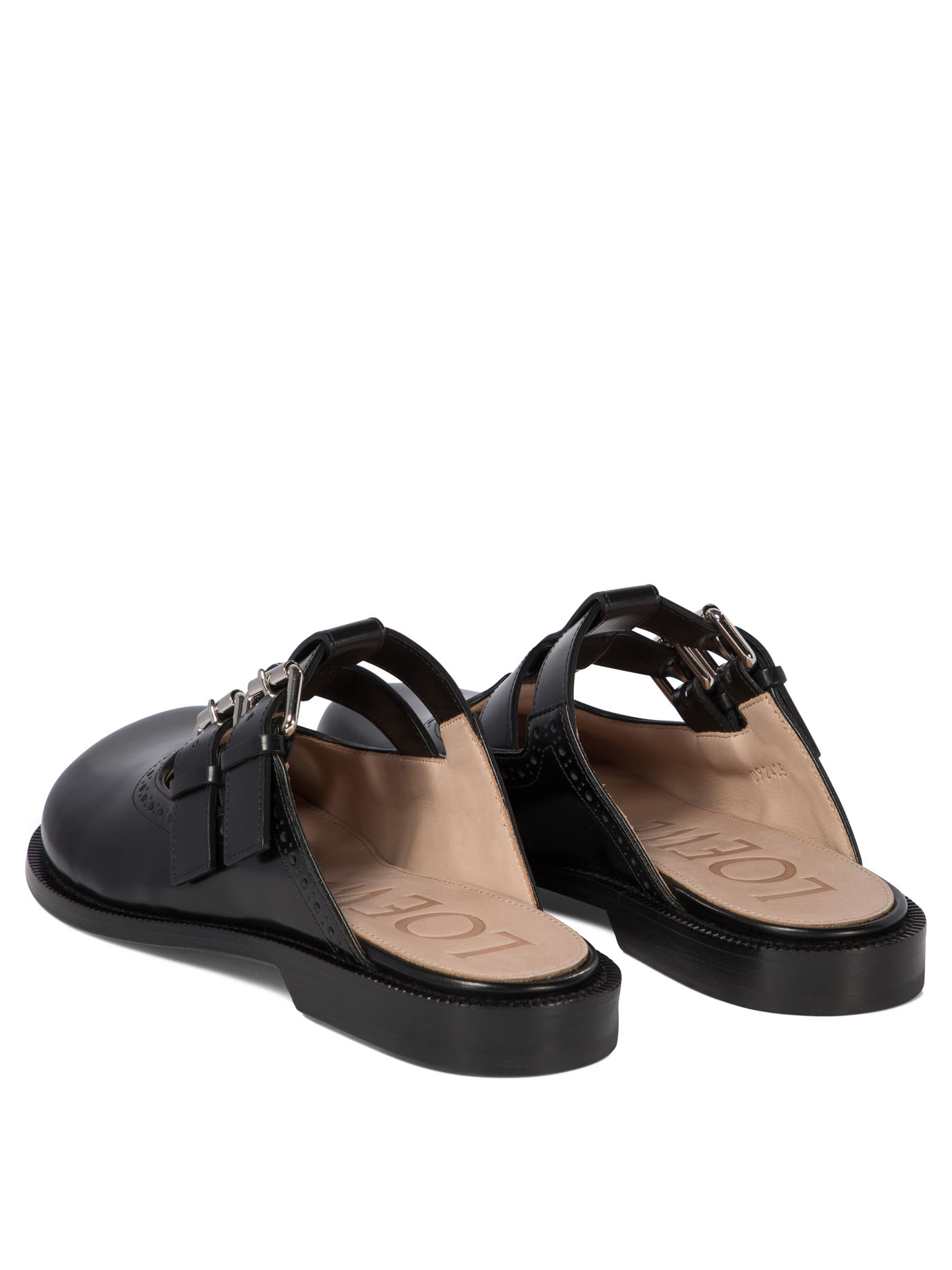 LOEWE Black   Campo slippers